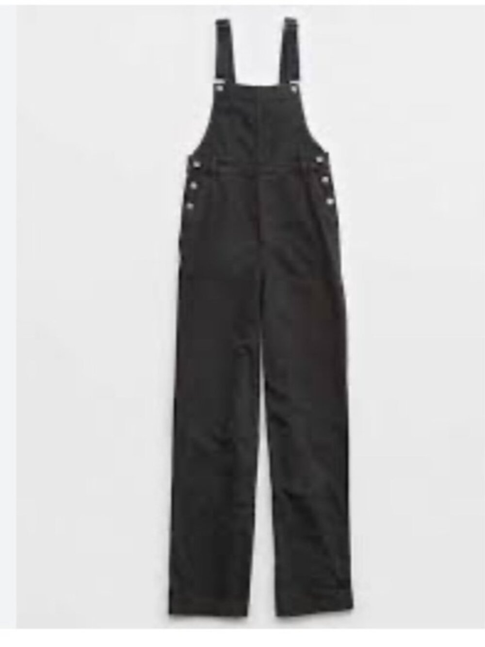 AERIE Denim Overalls Woman XL Baggy Wide Leg Carpenter Streetwear Utility 2024
